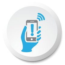 Wireless ICON Grey Cyan