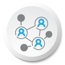 Interoperability ICON Grey Cyan